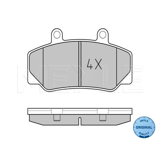 Слика на плочки MEYLE ORIGINAL Quality 025 212 3316 за Volvo 740 Saloon (744) 2.0 - 150 коњи бензин