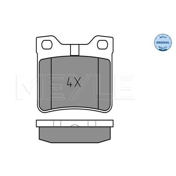 Слика на плочки MEYLE ORIGINAL Quality 025 212 7817 за Peugeot 406 Estate 2.2 HDI - 133 коњи дизел