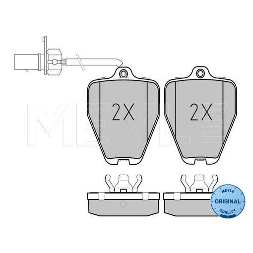 Слика на Плочки MEYLE ORIGINAL Quality 025 214 5218/W