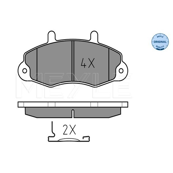 Слика на плочки MEYLE ORIGINAL Quality 025 214 7018 за Ford Transit BUS (E) 1991 2.0 i (EBL, EDL, EGL, ESS, EUS) - 98 коњи бензин