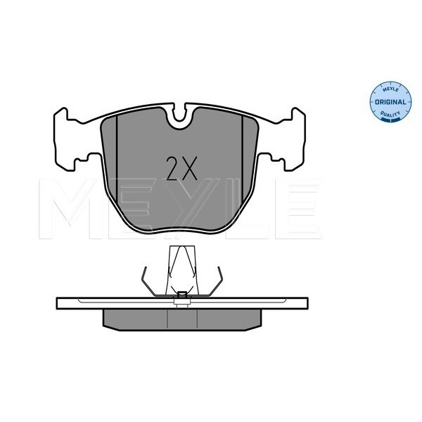 Слика на плочки MEYLE ORIGINAL Quality 025 214 8619 за BMW X3 E83 xDrive 35 d - 286 коњи дизел