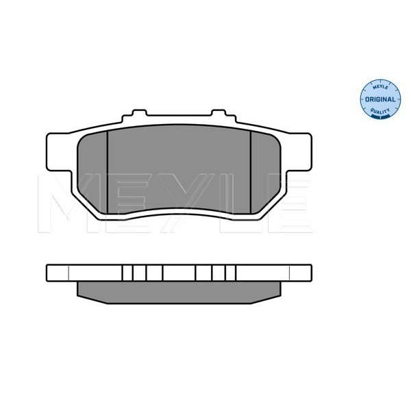 Слика на плочки MEYLE ORIGINAL Quality 025 217 3813/W за Honda Civic 5 Saloon (EG,EH) 1.6 16V Vtec (EH9) - 125 коњи бензин