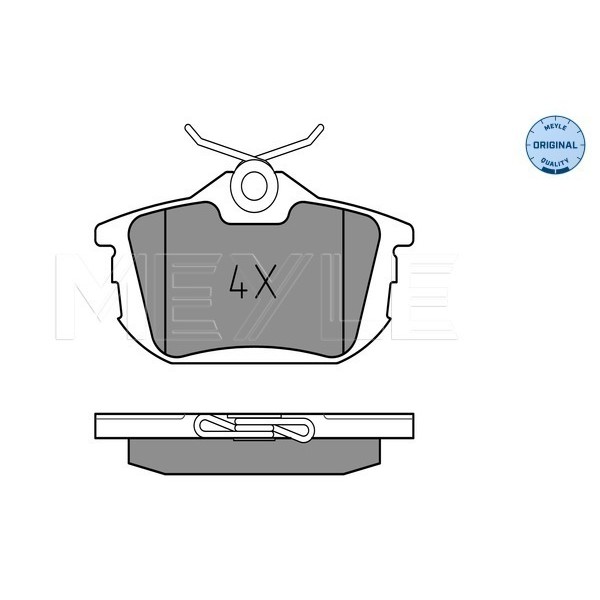 Слика на плочки MEYLE ORIGINAL Quality 025 218 6115 за Volvo S40 Sedan (VS) 2.0 T - 165 коњи бензин