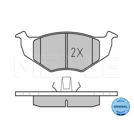 Слика на плочки MEYLE ORIGINAL Quality 025 218 6615 за Seat Toledo (1L) 1.6 i - 71 коњи бензин