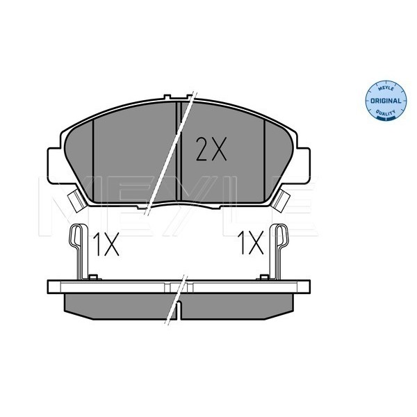 Слика на плочки MEYLE ORIGINAL Quality 025 218 7918/W за Honda Accord 6 Saloon (CE,CF) 2.2 i VTEC (CE9) - 150 коњи бензин