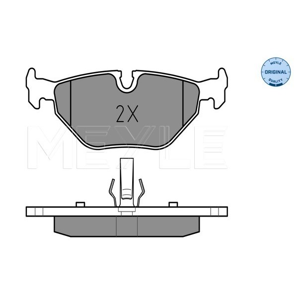 Слика на плочки MEYLE ORIGINAL Quality 025 219 3417 за BMW 3 Sedan E46 318 d - 116 коњи дизел