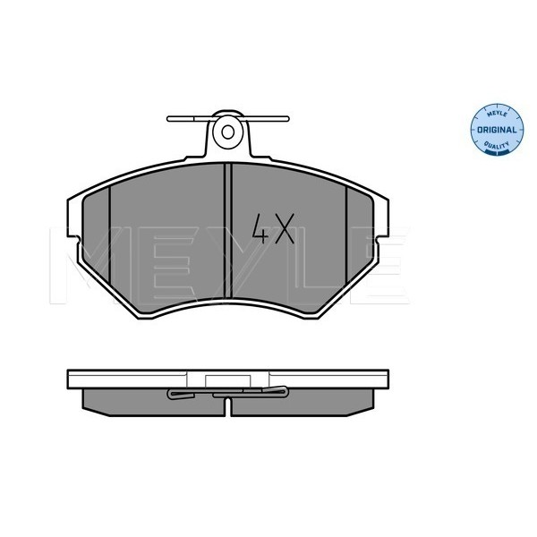 Слика на плочки MEYLE ORIGINAL Quality 025 219 4516 за VW Caddy 2 Box (9K9A) 1.7 SDI - 57 коњи дизел