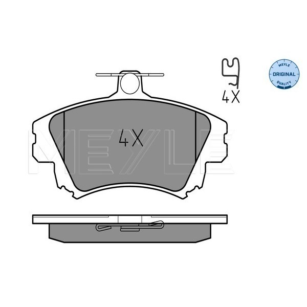 Слика на плочки MEYLE ORIGINAL Quality 025 219 8317 за Mitsubishi Carisma (DA) Hatchback 1.6 (DA1A) - 103 коњи бензин