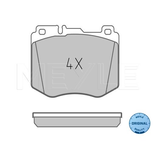 Слика на плочки MEYLE ORIGINAL Quality 025 220 4718 за Mercedes C-Class Coupe (C205) C 300 (205.348) - 245 коњи бензин