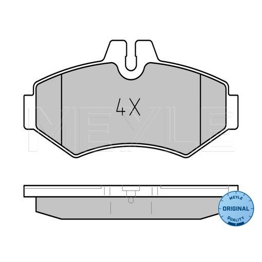 Слика на плочки MEYLE ORIGINAL Quality 025 230 2118 за Mercedes Sprinter 3-t Platform (903) 310 D 2.9 - 102 коњи дизел