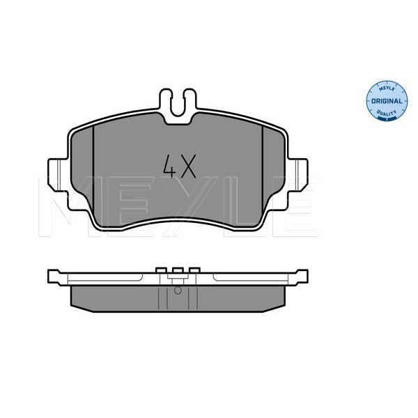 Слика на плочки MEYLE ORIGINAL Quality 025 230 7016 за Mercedes A-Class (w168) A 160 (168.033, 168.133) - 102 коњи бензин