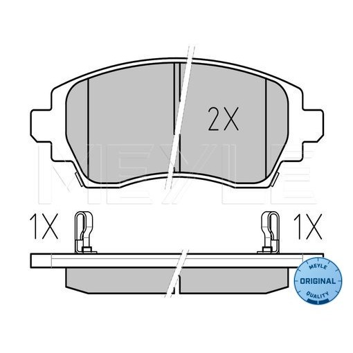 Слика на Плочки MEYLE ORIGINAL Quality 025 230 8818/W