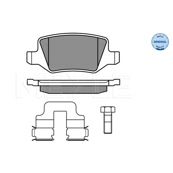 Слика на плочки MEYLE ORIGINAL Quality 025 231 3814 за Mercedes A-Class (w168) A 160 (168.033, 168.133) - 102 коњи бензин