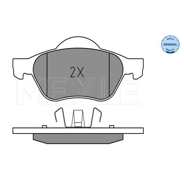 Слика на плочки MEYLE ORIGINAL Quality 025 232 1518 за Renault Laguna 2 Grandtour (KG0-1) 1.9 dCi (KG1V) - 130 коњи дизел