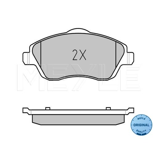 Слика на плочки MEYLE ORIGINAL Quality 025 232 2517 за Opel Tigra TwinTop 1.8 - 125 коњи бензин