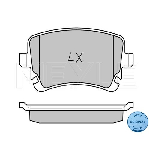 Слика на плочки MEYLE ORIGINAL Quality 025 233 2617 за Audi A6 Allroad (4FH, C6) 3.2 FSI quattro - 255 коњи бензин