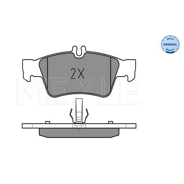 Слика на плочки MEYLE ORIGINAL Quality 025 233 3416 за Mercedes S-class Saloon (w220) S 500 (220.075, 220.175, 220.875) - 306 коњи бензин