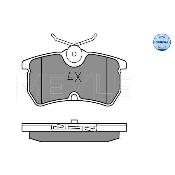 Слика на плочки MEYLE ORIGINAL Quality 025 233 5314 за Ford Focus Saloon (dfw) 1.8 TDCi - 100 коњи дизел