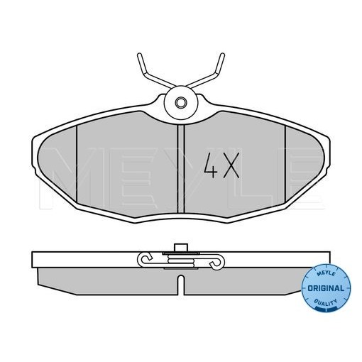 Слика на плочки MEYLE ORIGINAL Quality 025 234 2417 за Jaguar S-Type Saloon (CCX) 4.2 V8 - 298 коњи бензин