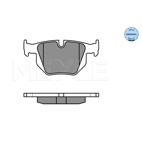 Слика на плочки MEYLE ORIGINAL Quality 025 235 5017 за BMW 3 Coupe E92 330 d xDrive - 245 коњи дизел