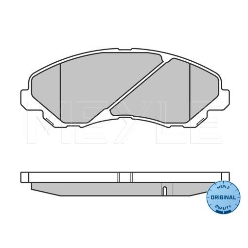 Слика на плочки MEYLE ORIGINAL Quality 025 235 8416/W за CHRYSLER SEBRING Cabrio 3.5 - 238 коњи бензин