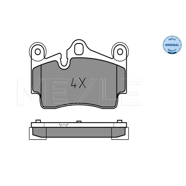 Слика на плочки MEYLE ORIGINAL Quality 025 236 9417 за Audi Q7 (4L) 3.0 TDI - 204 коњи дизел