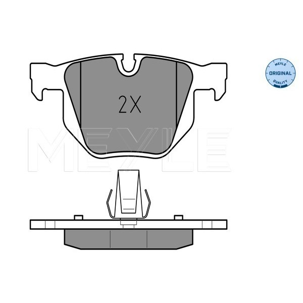 Слика на плочки MEYLE ORIGINAL Quality 025 237 3217 за BMW 5 Touring E61 535 xi - 305 коњи бензин