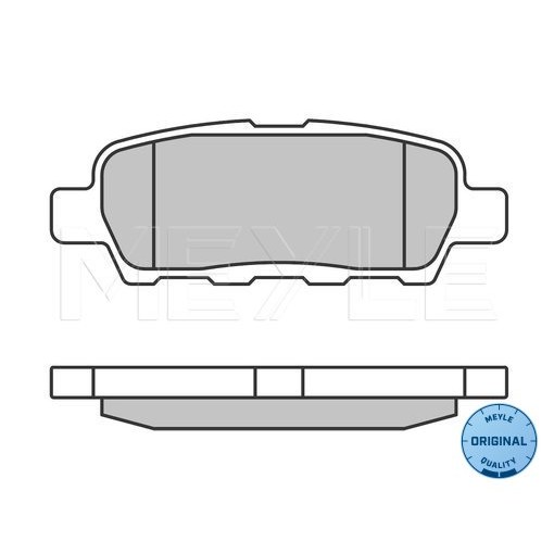 Слика на плочки MEYLE ORIGINAL Quality 025 238 7114/W за Nissan Murano (Z50) 3.5 4x4 - 234 коњи бензин