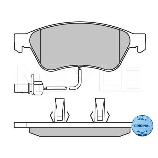 Слика на Плочки MEYLE ORIGINAL Quality 025 238 9620/W