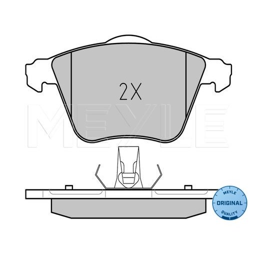 Слика на плочки MEYLE ORIGINAL Quality 025 239 1218 за Saab 9-5 Saloon (YS3E) 2.3 t BioPower - 185 коњи Бензин/Етанол