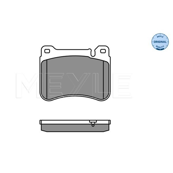 Слика на плочки MEYLE ORIGINAL Quality 025 239 4516 за Mercedes C-class Sports Coupe (CL203) C 220 CDI (203.706) - 143 коњи дизел