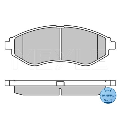 Слика на плочки MEYLE ORIGINAL Quality 025 239 7417 за CHEVROLET AVEO Sedan T200, T250 1.4 - 101 коњи бензин