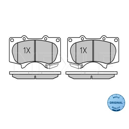 Слика на плочки MEYLE ORIGINAL Quality 025 240 2417/W за Mitsubishi Montero 4 (V80,V90) DI-D (V88W, V98W) - 170 коњи дизел