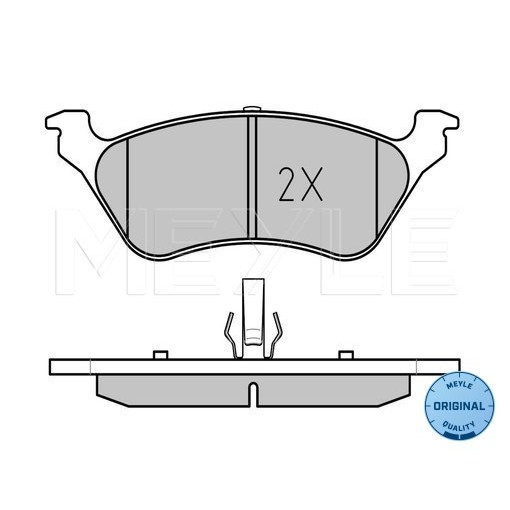 Слика на Плочки MEYLE ORIGINAL Quality 025 240 3616/W