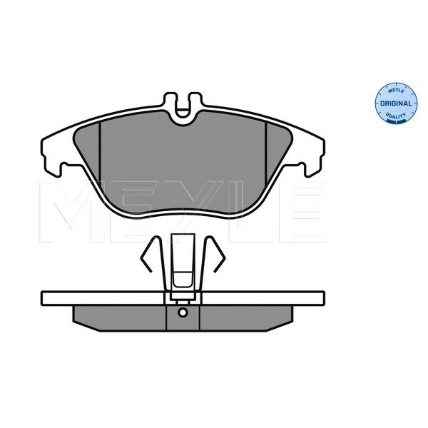 Слика на плочки MEYLE ORIGINAL Quality 025 242 5317 за Mercedes C-class Estate (s204) C 200 CGI (204.248) - 184 коњи бензин