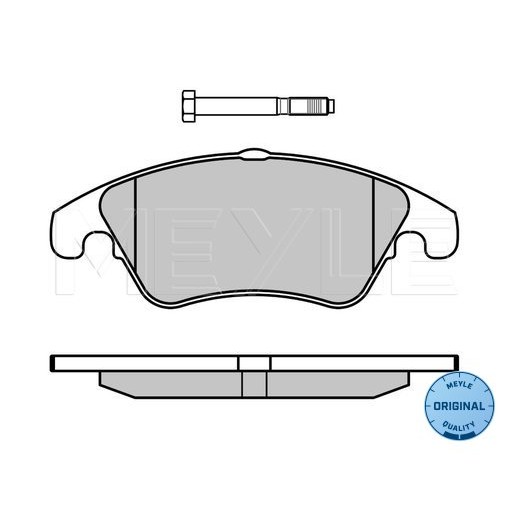 Слика на плочки MEYLE ORIGINAL Quality 025 243 1019 за Mercedes SLK (r172) 250 CDI (172.403) - 204 коњи дизел