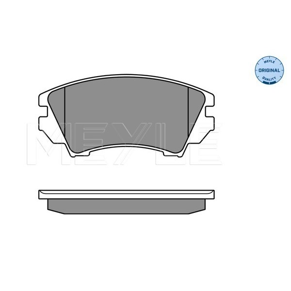 Слика на плочки MEYLE ORIGINAL Quality 025 244 1219/W за Opel Astra GTC 1.6 - 180 коњи бензин