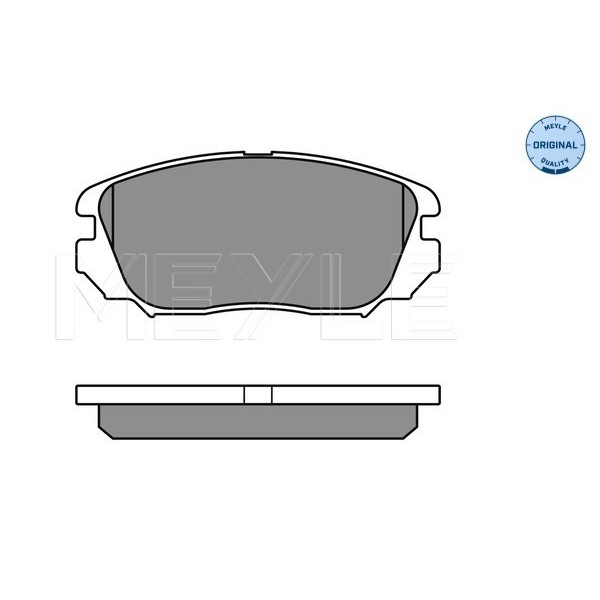 Слика на плочки MEYLE ORIGINAL Quality 025 244 1519/W за Opel Insignia Hatchback 2.0 CDTI 4x4 - 160 коњи дизел