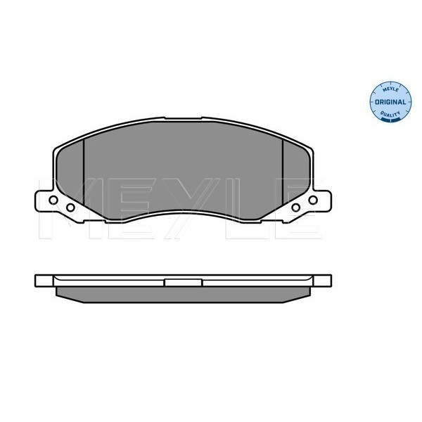 Слика на плочки MEYLE ORIGINAL Quality 025 244 1817/W за Opel Insignia Sports Tourer 1.6 - 116 коњи бензин