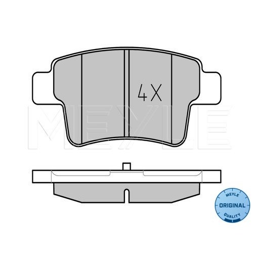 Слика на плочки MEYLE ORIGINAL Quality 025 245 4016 за Citroen C4 Picasso UD 1.8 i 16V - 125 коњи бензин