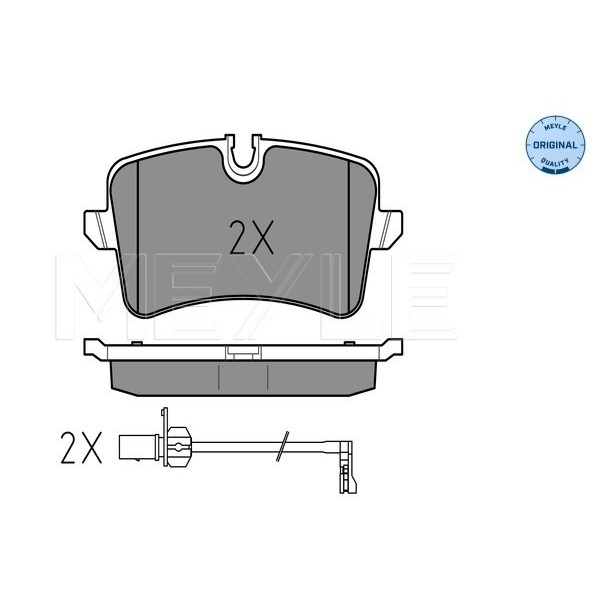 Слика на плочки MEYLE ORIGINAL Quality 025 246 0617/W за Audi A6 Avant (4G5, C7) 1.8 TFSI - 190 коњи бензин