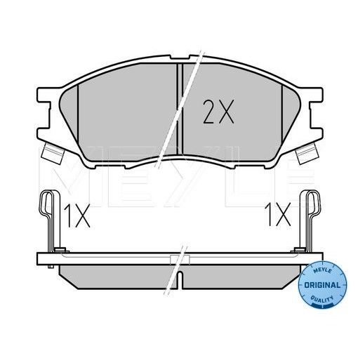 Слика на плочки MEYLE ORIGINAL Quality 025 246 4815/W за Nissan Pulsar Hatchback (N16) 1.5 - 98 коњи бензин