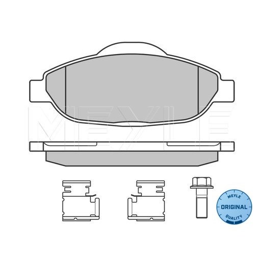 Слика на плочки MEYLE ORIGINAL Quality 025 246 6017 за Peugeot 3008 1.2 - 131 коњи бензин