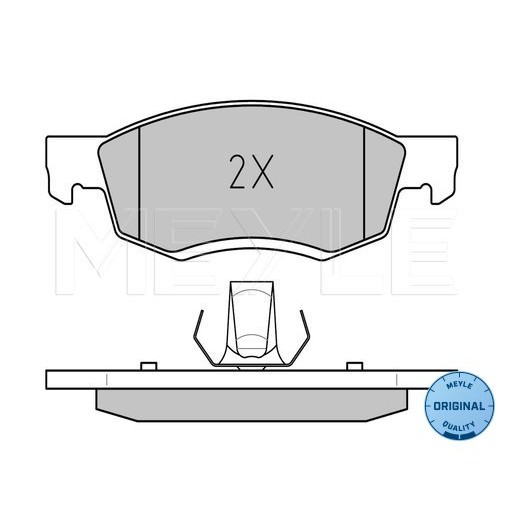 Слика на Плочки MEYLE ORIGINAL Quality 025 246 7318