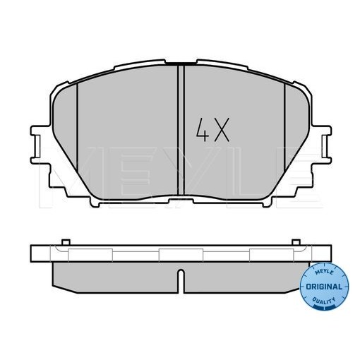 Слика на Плочки MEYLE ORIGINAL Quality 025 247 0817