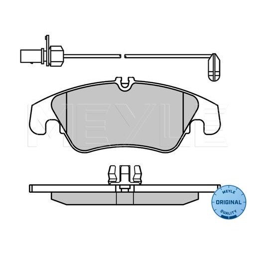 Слика на плочки MEYLE ORIGINAL Quality 025 247 4319/W за Audi A4 Avant (8K5, B8) S4 quattro - 333 коњи бензин