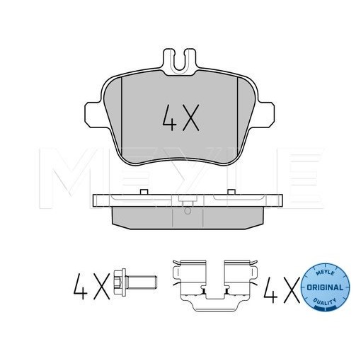 Слика на плочки MEYLE ORIGINAL Quality 025 248 4818 за Mercedes A-Class (w176) A 250 (176.050) - 218 коњи бензин