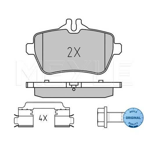 Слика на Плочки MEYLE ORIGINAL Quality 025 250 7119