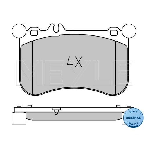 Слика на Плочки MEYLE ORIGINAL Quality 025 252 1917