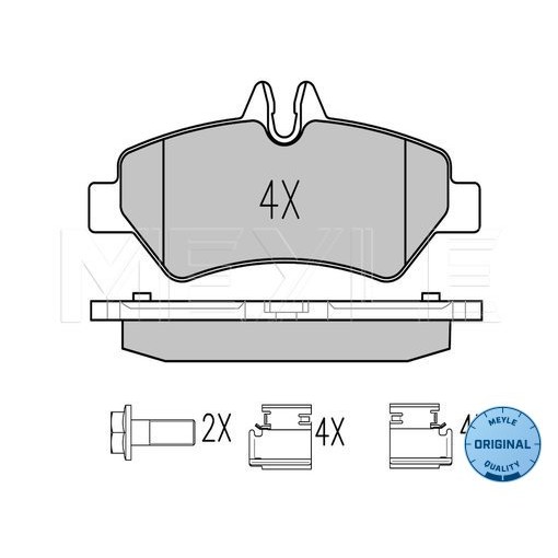 Слика на Плочки MEYLE ORIGINAL Quality 025 291 9019